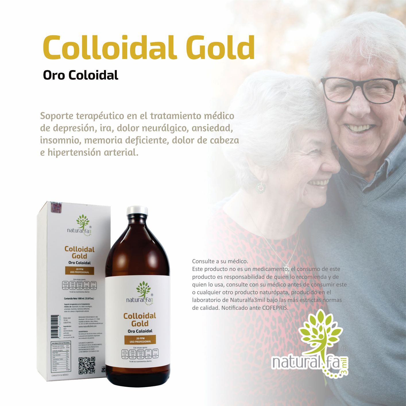 La Tierra Sabe - ORO COLOIDAL ➡️El oro coloidal equilibra y